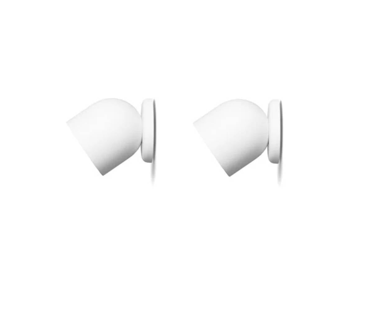 Google Nest Cam (Battery) Wire-Free Indoor/Outdoor Security Camera - White (2-Pack)