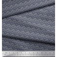 thumbnail image 2 of Soimoi Polyester Crepe Fabric Circle Small Print Fabric by The Yard 42 Inch Wide, 2 of 3