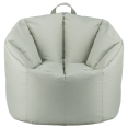 thumbnail image 3 of Bouclair Green Canvas Bean Bag, 3 of 10