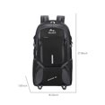 thumbnail image 3 of LSLJS 85LCamping Hiking Backpack, Travel Backpack, Hiking Backpack, Outdoor Sports Backpack Travel Bag, Suitable for Mountaineering Camping Trips, Mountaineering Travel, 3 of 9