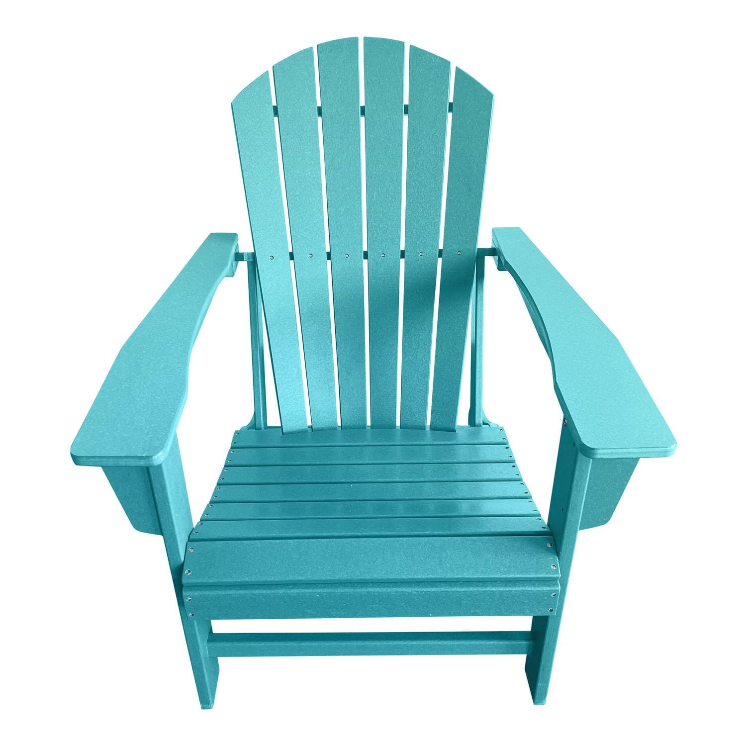 Chaise Adirondack traditionnelle en résine bleu Lake Louise