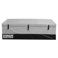 thumbnail image 1 of Domain Shelters 176 Gallon Outdoor Patio Storage Deck Box, Gray/Black, 1 of 6