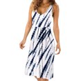 thumbnail image 2 of TJAZFJPA Robes de Soirée Longues pour Femmes Robe d'Été Décontractée Sans Manches Robe de Plage Col Rond Robe Débardeur Imprimée Robes Formelles Noires, 2 of 7