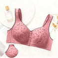 thumbnail image 3 of Seamless Front Close Bras for Women Post Surgery Full Coverage Moisture Wicking Comfort Supportive Convenient Bralettes Plus Size Everyday Bras, 3 of 6
