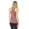 thumbnail image 2 of Bella Ladies Flowy Racerback Tank, S, Mauve Marble, 2 of 3