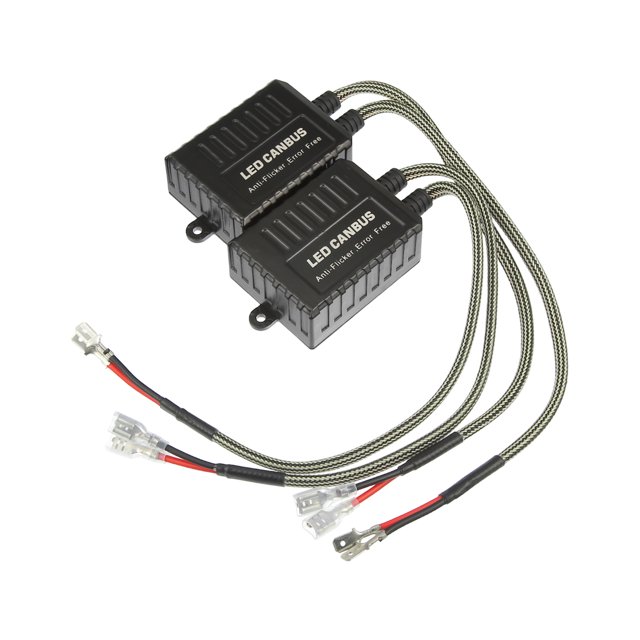 Unique Bargains LED Voiture Phare Canbus Décodeur C20 H1 H3 Erreur Sans Avertissement Résistances Décodeur Remplacement (Lot de 2)