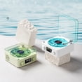 thumbnail image 3 of Retro Waves Player, Compact Adjustable Light Creative  Speaker, for Kitchen Desk Bedroom Office PartyWhite and Green, 3 of 7