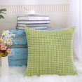 thumbnail image 4 of Unique Bargains Housse de Coussin Décorative en Velours Côtelé Doux à Rayures en Velours, 4 of 9