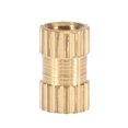 thumbnail image 3 of 50pcs M3 Cylindre en Laiton Moleté Rond Moulé Insert Écrous Encastrés (M3 * 5 * 4.2), 3 of 6
