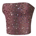 thumbnail image 4 of Tube Tops, Womens Printed Strapless Yoga Exercise Chest Wrap Pullover, 4 of 4