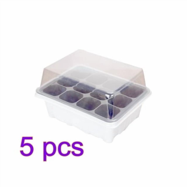 Shengyu 12 Cells Seedling Trays Seed Starter Box Plant Flower Grow Starting Germination Pot
