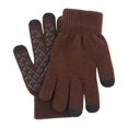 thumbnail image 1 of 1 Paire de Gants d'Hiver Écran Tactile Couleur Unie Polyester Chaud Gants à Doigts Complets pour Cyclisme, 1 of 10
