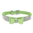 thumbnail image 1 of pitrice Bling Crystal Cat Collar Metal Adjustable Puppy Bow Tie Rhinestone Soft Collars Pet Supplies for Small Medium Dogs, 1 of 3