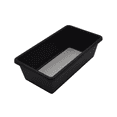 thumbnail image 1 of Mainstays Black Plastic Non-Slip Cabinet Drawer Organiser, 3.75" x 6.75", for Kitchen Gadgets, 1 Piece, 1 of 5