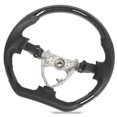 thumbnail image 1 of Hydro Dip Flat Bottom Black Stitching Steering Wheel for FJ Cruiser 2007-2017, 1 of 7