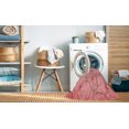 thumbnail image 2 of Ahgly Company Machine Washable Indoor Square Transitional Pastel Pink Area Rugs, 3' Square, 2 of 7