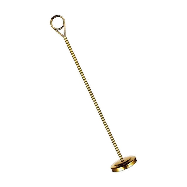 Wweixi Stainless Table Number Holder Sign Holder Photo Stand for Hotel Golden 30cm