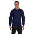 thumbnail image 1 of The Hanes 61 oz Manches Longues Beefy-T - Marine - TG, 1 of 1