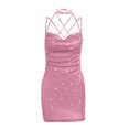 thumbnail image 4 of Gspmoly Robes d'Été pour Femmes, Robe à Paillettes Dégradées de Printemps et d'Été pour Femmes avec Bretelles, Jupe Courte et Jupe, Robes de Soirée pour Femmes en Liquidation, 4 of 4