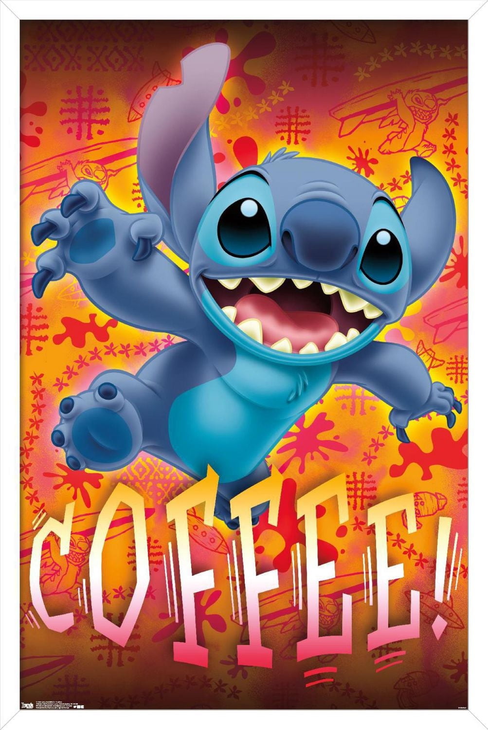 Disney Lilo and Stitch - Coffee Wall Poster, 22.375" x 34"