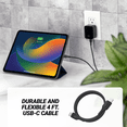 thumbnail image 4 of Scosche SCC4-SP StrikeLine USB-C to USB-C 60W PD Fast Charge & Sync Cable 4ft Durable Data Cable, 4 of 7