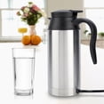 thumbnail image 2 of Electric Kettle, 240W Electric Heating Kettle, Stainless Steel Temperature Control For Car Travel, 2 of 8