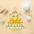 thumbnail image 4 of Robe Bébé Sans Manches, Robes Tutu, Robes d'Été pour Filles avec Chapeaux, 2 Pcs, Robe de Fête pour Bébé 110/12, 4 of 5