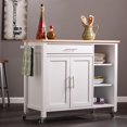 thumbnail image 2 of SEI Furniture Martinville Kitchen Cart in White, 2 of 7