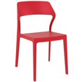 thumbnail image 1 of Siesta Chaise de Salle à Manger pour la Neige, Rouge (Ensemble de 2), 1 of 13