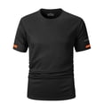 thumbnail image 2 of Mens Gym T-Shirts Summer Athletic Quick Drying Workout Top Compression Fit Short Sleeve Crew Neck Running Basketball Shirt, 2 of 4