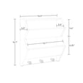thumbnail image 3 of Kids Catch-All Wall Shelf with Hooks, 3 of 8