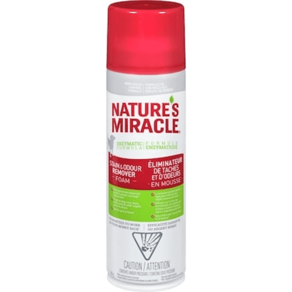 Nature's Miracle Vaporisateurs Aérosols en Mousse Détachant et Éliminateur d'Odeurs pour Chiens