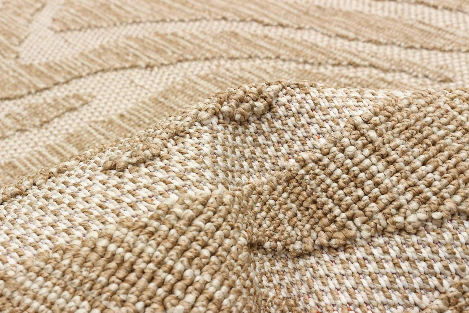 ECARPET Jute Style Area Rug for Bedroom, Living Room