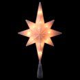 thumbnail image 2 of Northlight 11" Lighted Frosted Clear and Rose Gold Bethlehem Star Christmas Tree Topper - Clear Lights, 2 of 3