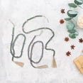 thumbnail image 3 of Dual Wood Bead Garland - Set of 2, 3 of 3