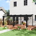 thumbnail image 2 of Outsunny 10' x 20' Metal Pergola with Retractable Canopy and Sidewalls, 2 of 10