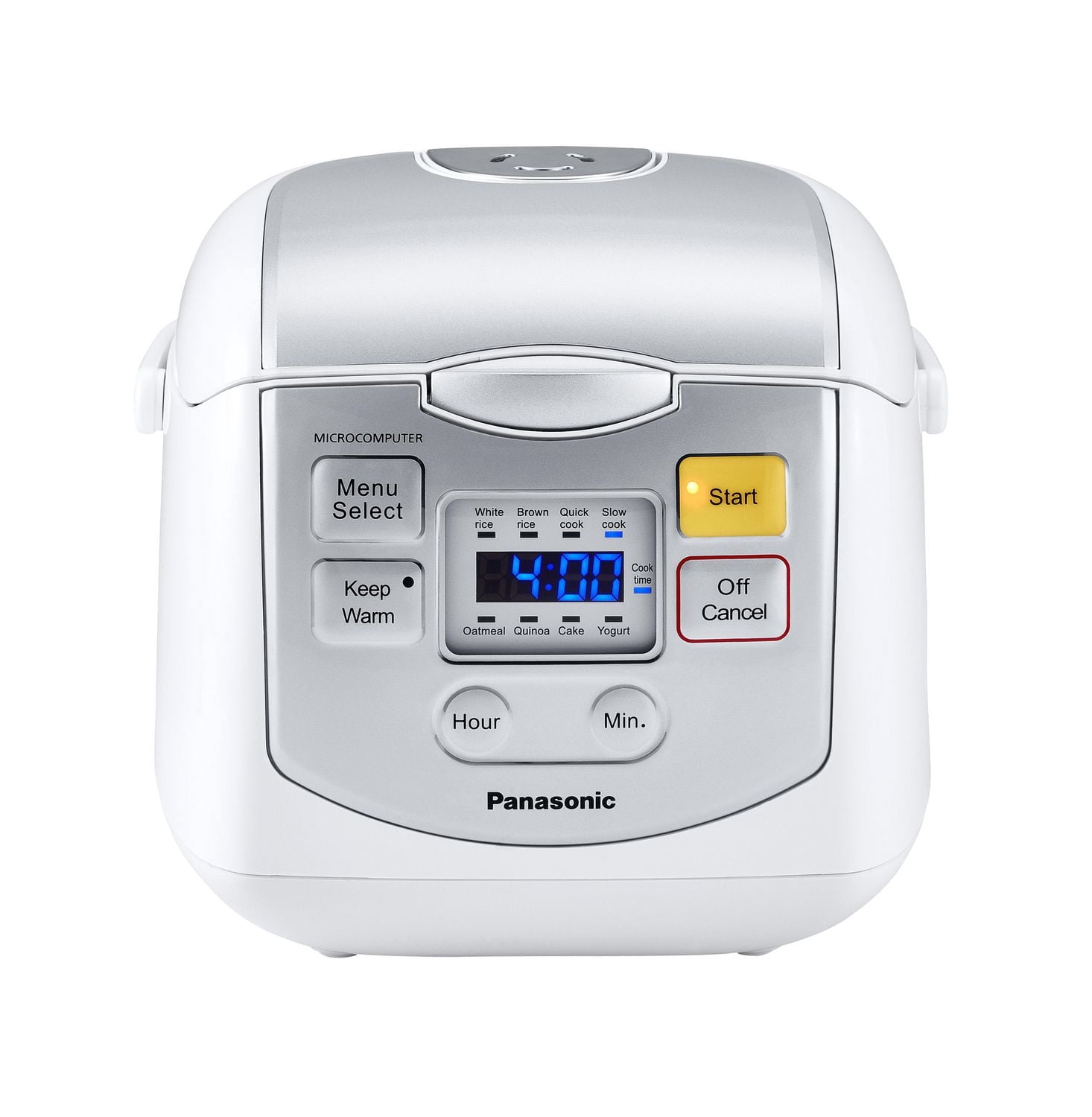 Panasonic SRZC075W Multi-Function Rice Cooker with 8 Auto Cook Programs and Keep Warm Function, White