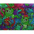 thumbnail image 4 of oneOone Georgette Viscose Multicolor Fabric Cat Fabric For Sewing Printed Craft Fabric By The Yard 42 Inch Wide, 4 of 4