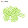 thumbnail image 3 of Unique Bargains Boucles Coulissantes Tri-Glide Vertes sangle de fixation (Lot de 100), 3 of 5