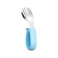 thumbnail image 2 of Deals of The Day! Gspmoly Short Handled Fork Spoon 316 Stainless Steel Elbow Training for Children'S Tableware Learning to Spoons and Complementary Food Deals of The Day, 2 of 2