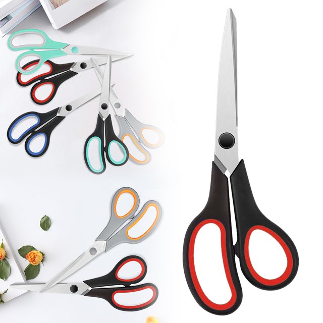 WHEANG 8.5 Inch Scissors Stainless Household Cutting Sewing And Stationery Scissors