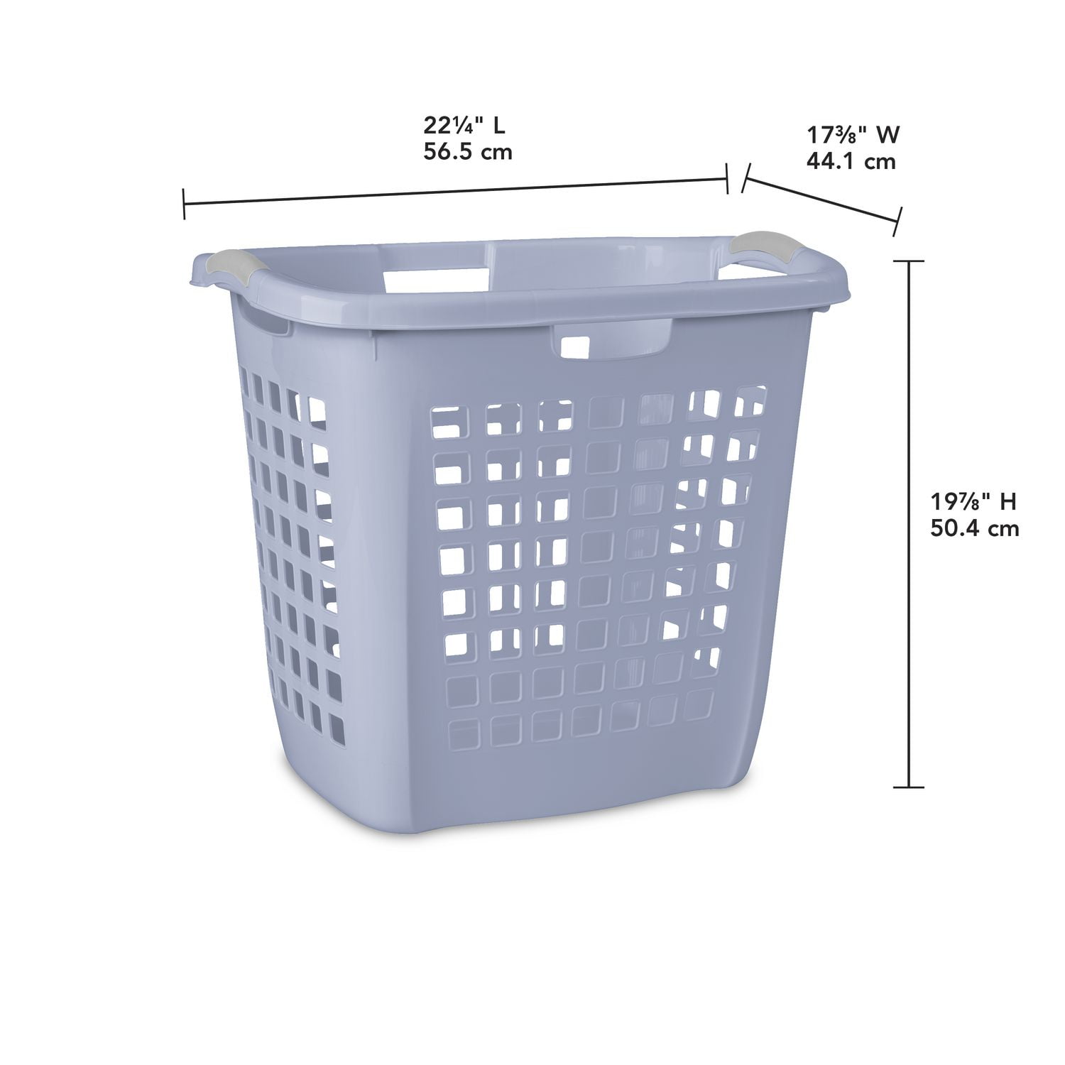 Sterilite Manne à Linge Ultra™EZ Carry Bleu Délavé