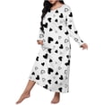 thumbnail image 2 of TopLLC Ensembles de Pyjama Ensembles de Détente pour Femmes, Vêtements de Nuit pour Femmes Pyjama Décontracté Long pour Femmes Tenue d'Intérieur Pyjamas Longues Chemises de Nuit, 2 of 4
