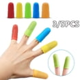 thumbnail image 4 of Lefu 3/5pcs Silicone Finger Protector Sleeve Cover Anti-cut Heat Resistant Kitchen, 4 of 6