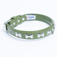 thumbnail image 2 of ROTTERDAM Os Collier pour Chien en Cuir Os à Rangée Simple, 2 of 3