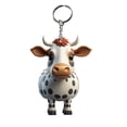 thumbnail image 1 of XZNGL Yak Keychain Acrylic Cow Pendant Keyring for Bags Keys Phones with Cute Animal Design Durable Lightweight Accessory for Daily Use, 1 of 1