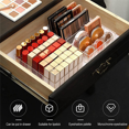 thumbnail image 2 of 3X Eyeshadow Palette Organizer- 7 Section Divided Makeup Acrylic Palette Organizer Holder for Vanity Cosmetics Makeup, 2 of 6
