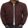 thumbnail image 1 of Blouson Bombardier pour Hommes Décontracté Automne Hiver Veste et Manteaux Style Militaire, 1 of 4