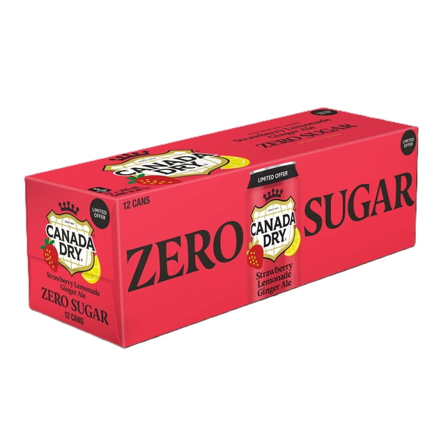 Canada Dry Strawberry Lemonade Zero Sugar