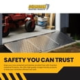 thumbnail image 5 of Guardian Heavy Duty Aluminum Shed Ramp, Portable Loading Ramp for Mowers and ATVs, Silver, 5 of 5